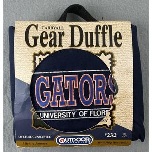 Florida‎ Gators Outdoor Products Duffle Bag Medium 12 x 24 Carryall Vintage NEW